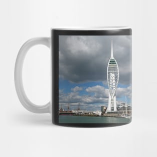 Portsmouth Harbour boat tour view Spinnaker Tower Mug